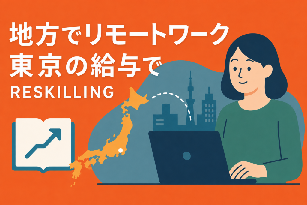 地方在住でも「東京の年収」で働く。リモートワークのためのリスキリング