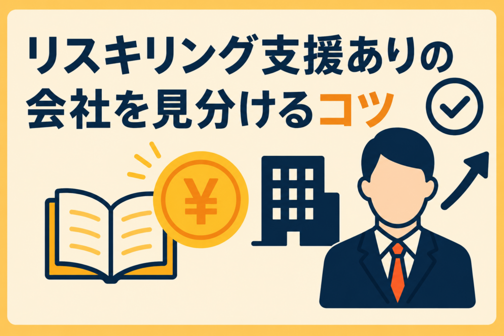 会社のお金でリスキリング？「リスキリング支援制度」がある企業の見分け方