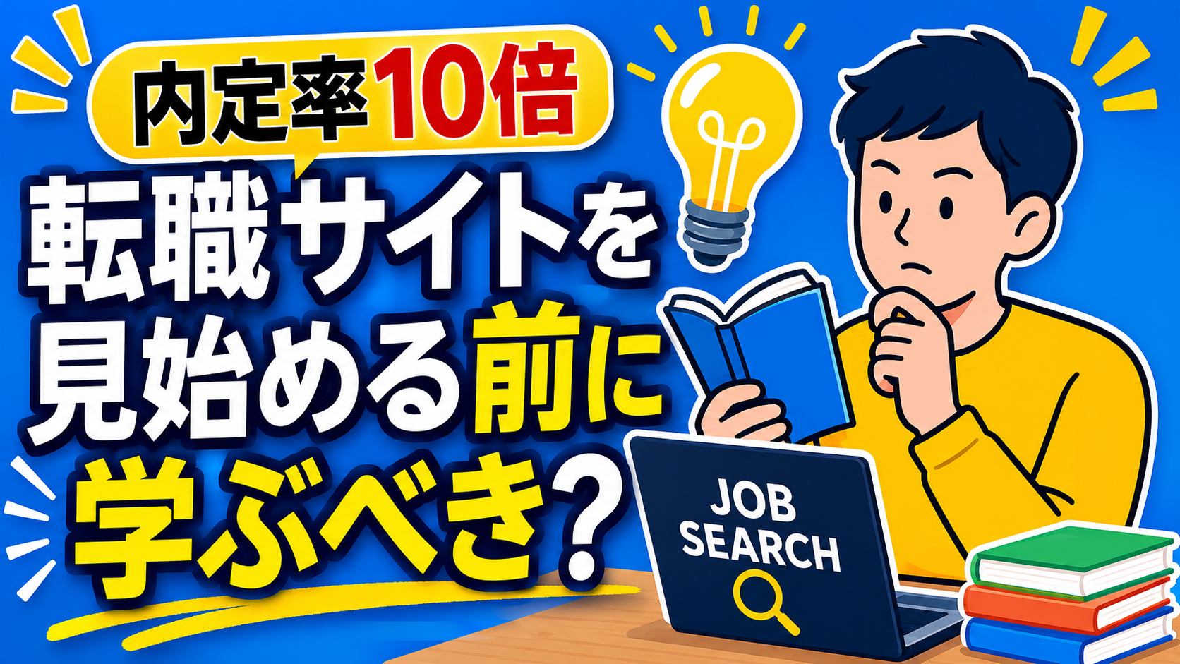 転職サイトを眺める前に「学ぶ」を先にすべき理由。内定率が10倍変わる？