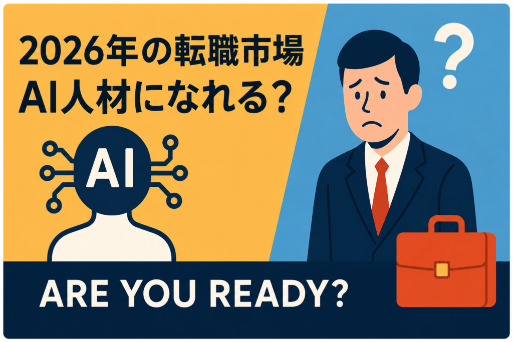 2026年の転職市場で「AIが使えない人」は淘汰される？今すぐやるべき対策