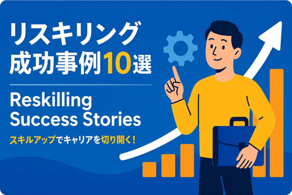 リスキリングの成功事例10選！異業種への転職を成功させた人の共通点