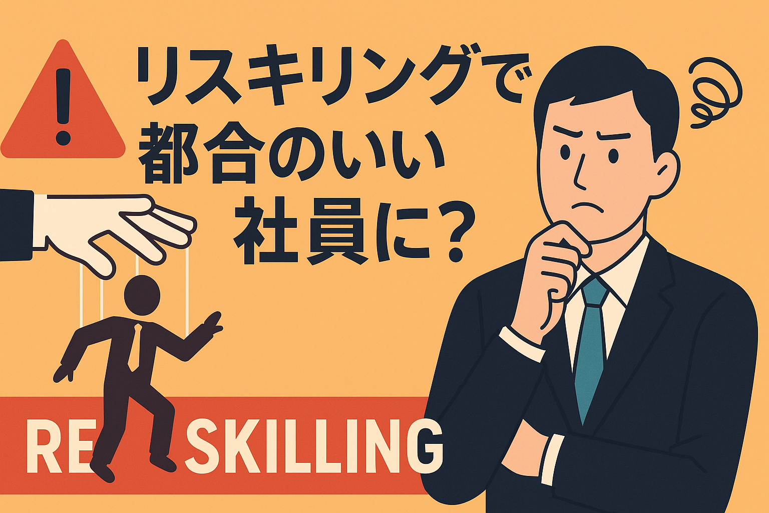 【警告】会社が言う「リスキリング」は、都合のいい労働者を作るため?