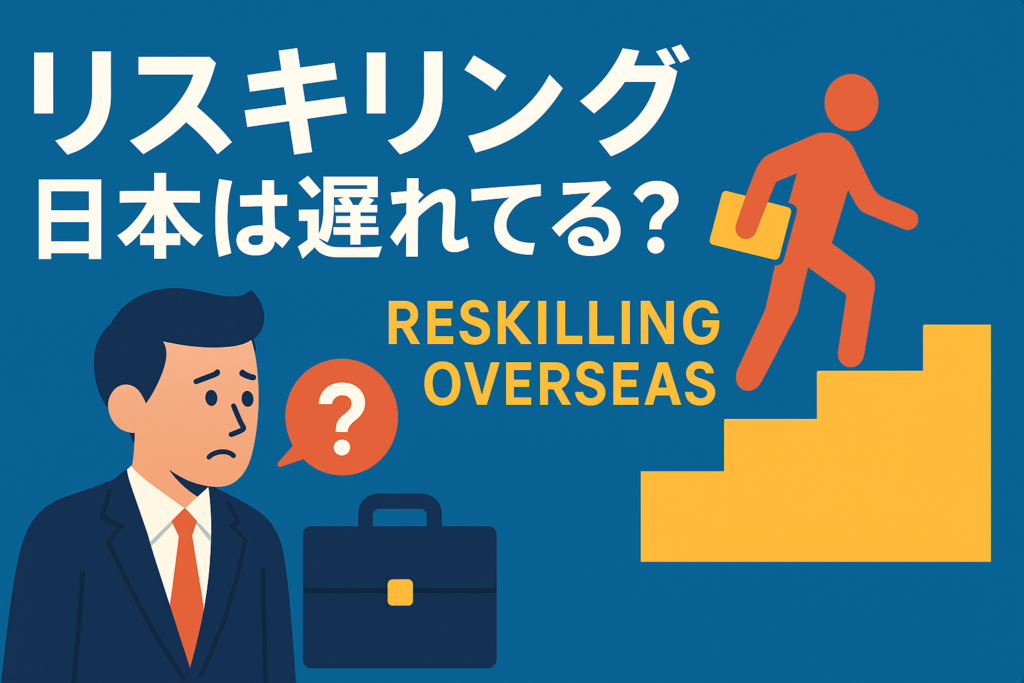 日本のリスキリングは遅れている？海外の「学び直し事情」が衝撃的