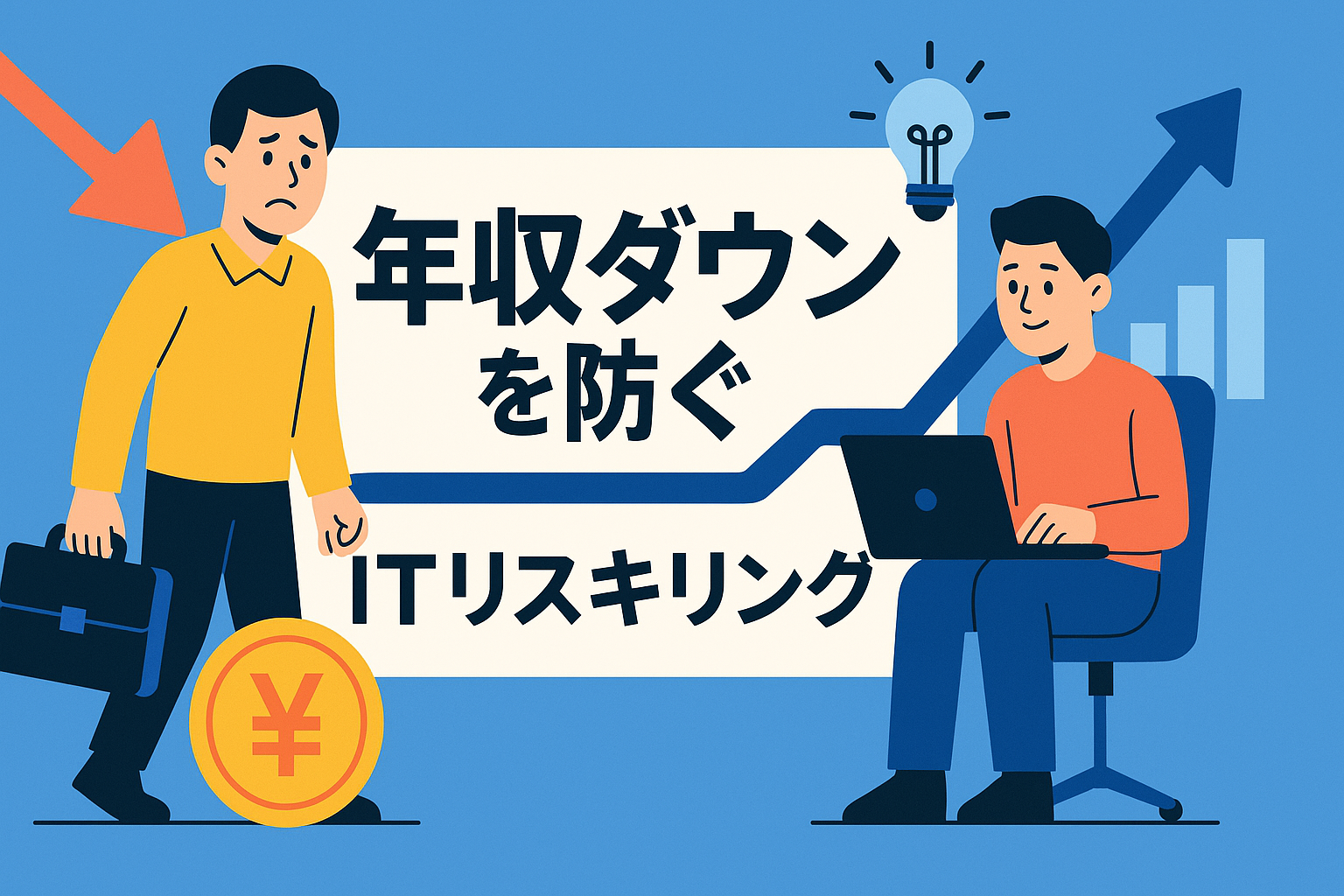未経験IT転職の「年収ダウン」を防ぐ、唯一のリスキリング戦略