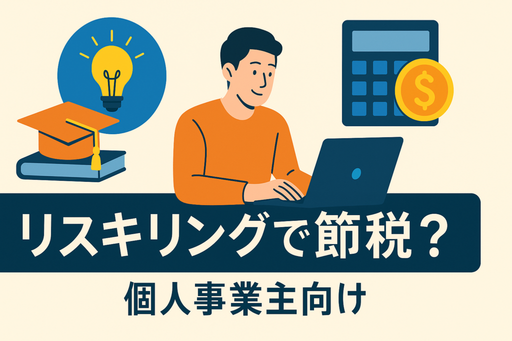 リスキリング費用を全額「経費」にする？個人事業主の節税術