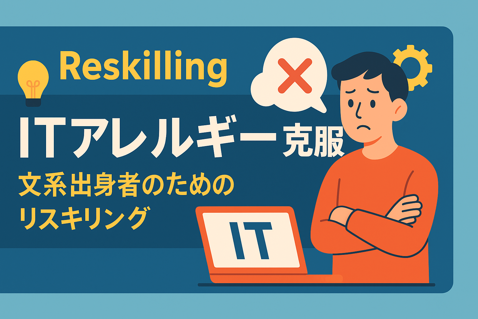 文系出身者のための「ITアレルギー」克服術。概念から入るリスキリング